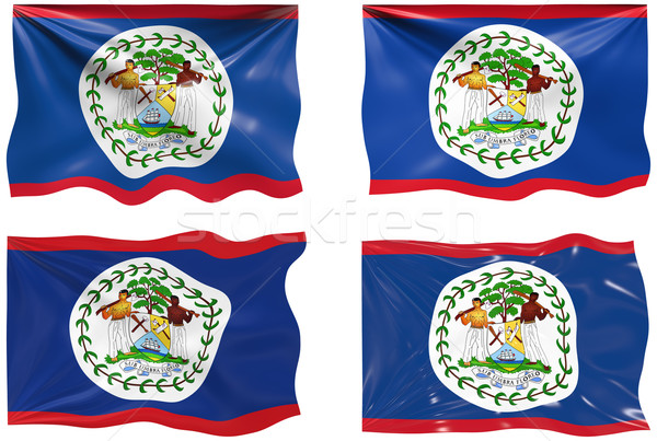 Vlag Belize groot afbeelding Stockfoto © clearviewstock