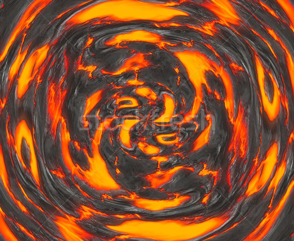 Stock photo: swirling magma