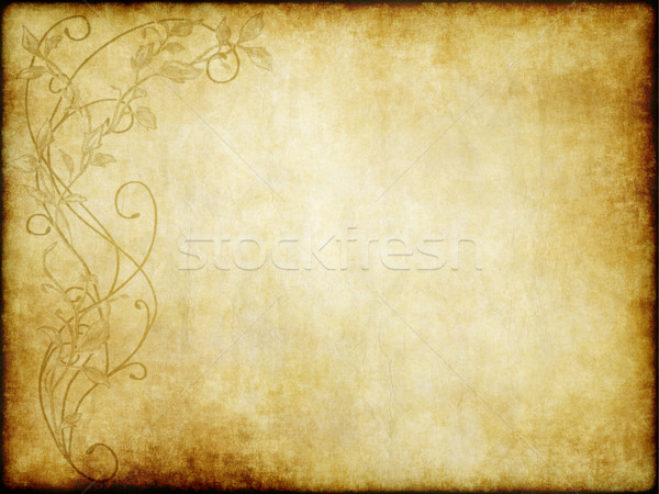 old floral design paper Stock photo © clearviewstock