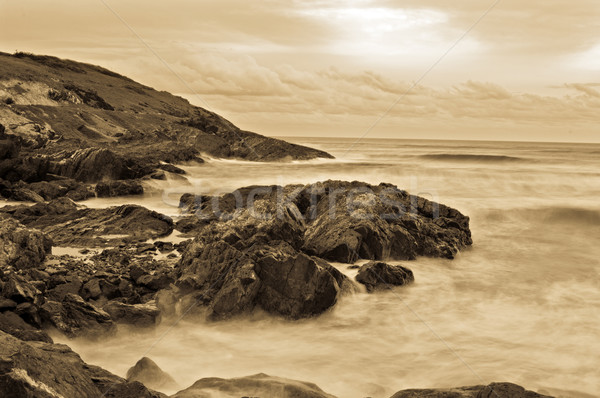 soft water on rocks Stock photo © clearviewstock