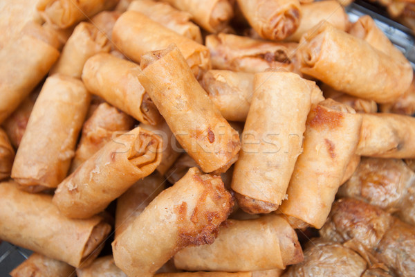 deep fried spring rolls Stock photo © clearviewstock