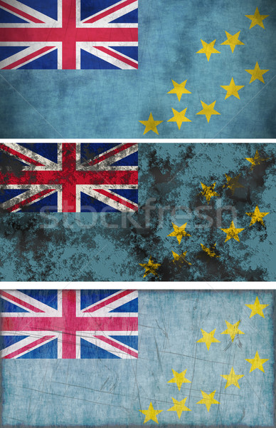 Vlag Tuvalu groot afbeelding Stockfoto © clearviewstock