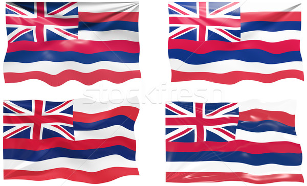 Flagge Hawaii groß Bild Stock foto © clearviewstock