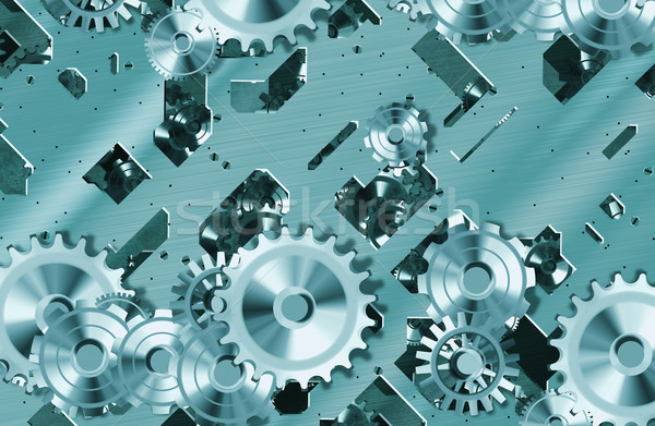 cogs and clockwork machinery Stock photo © clearviewstock