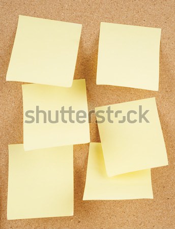 notes on corkboard Stock photo © clearviewstock