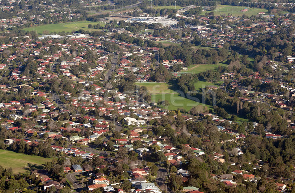 Város lefelé néz városi ipar Stock fotó © clearviewstock