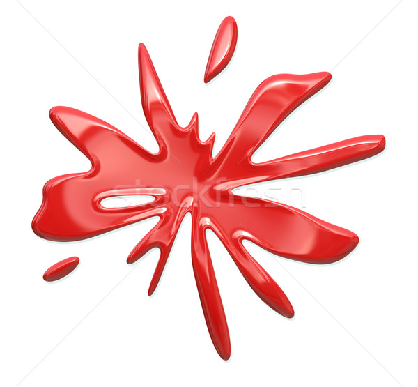 red ink or paint splotches  Stock photo © clearviewstock