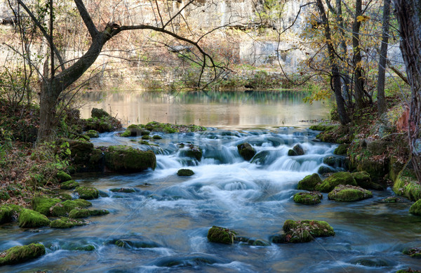 Curent Missouri frumos toamnă Imagine de stoc © clearviewstock