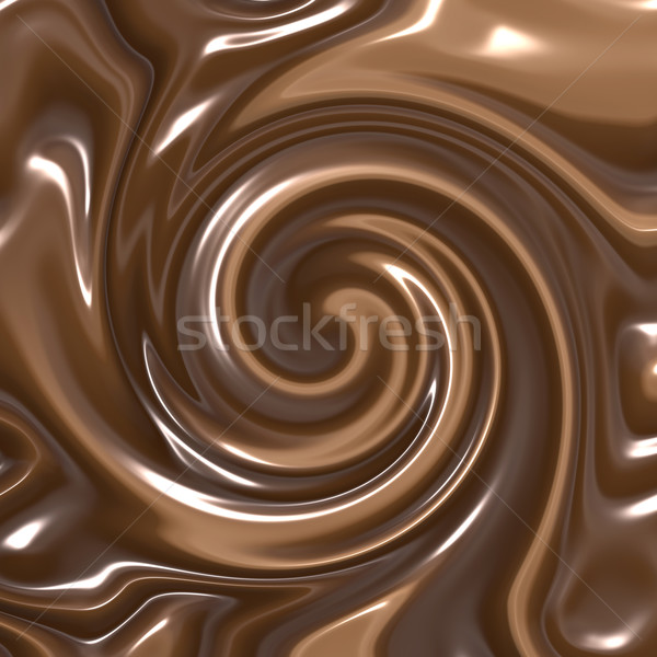 Chocolade heerlijk gesmolten donkere melk voedsel Stockfoto © clearviewstock