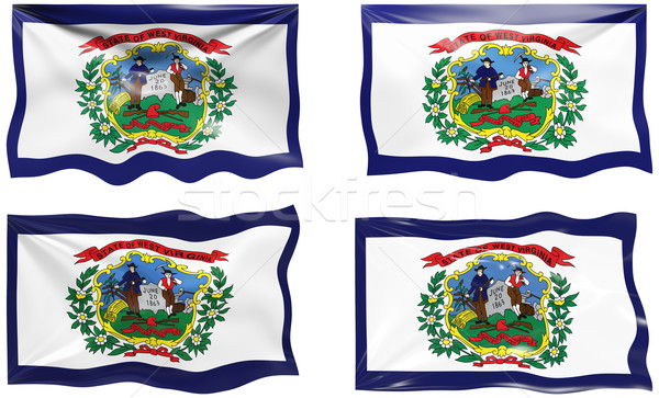 Сток-фото: флаг · Западная · Виргиния · изображение