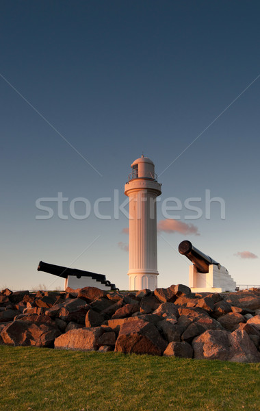 lighthouse and cannons at wollongong Stock photo © clearviewstock