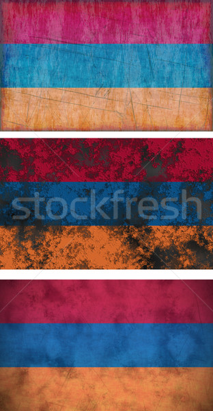 Flag of Armenia Stock photo © clearviewstock
