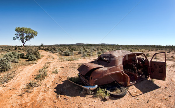 old car in the desert Stock photo © clearviewstock