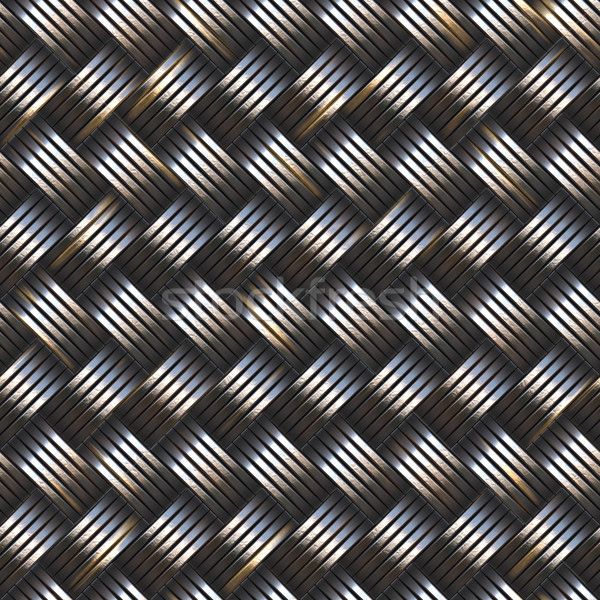 woven metal Stock photo © clearviewstock