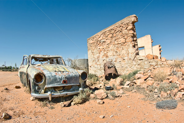 old car in the desert Stock photo © clearviewstock