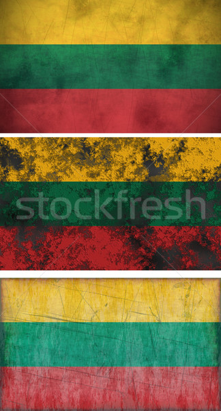 Stockfoto: Vlag · Litouwen · groot · afbeelding