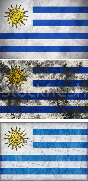 Bayrak Uruguay muhteşem görüntü Stok fotoğraf © clearviewstock