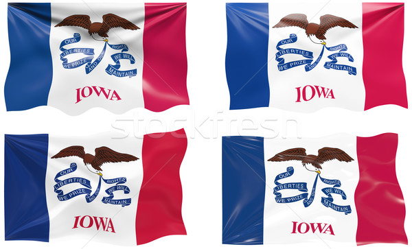 Flag of Iowa Stock photo © clearviewstock