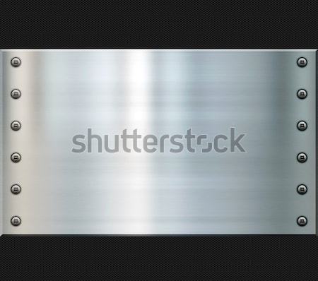 Stahl Kohlefaser groß Bild abstrakten Technologie Stock foto © clearviewstock