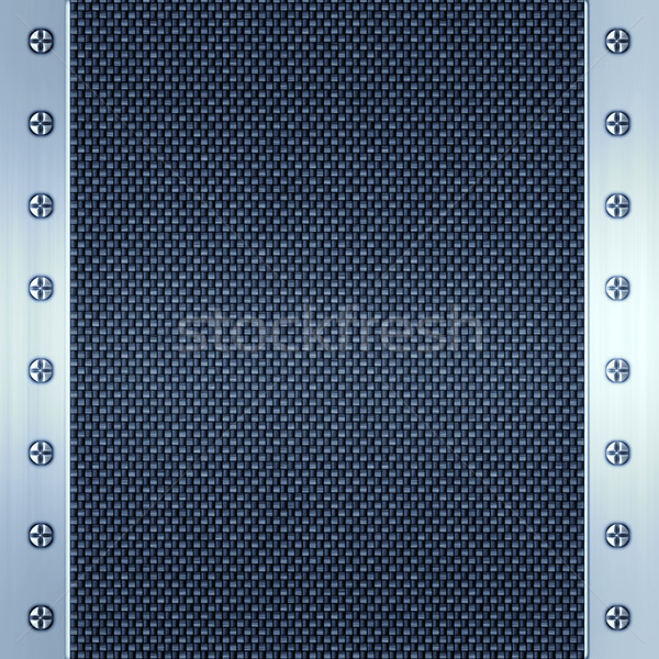 carbon fibre and steel background Stock photo © clearviewstock