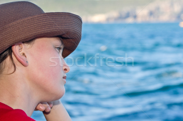 wistful teenage girl Stock photo © clearviewstock