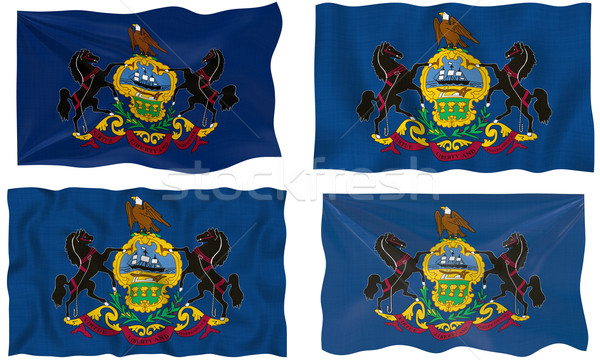 Flag of Pennsylvania Stock photo © clearviewstock