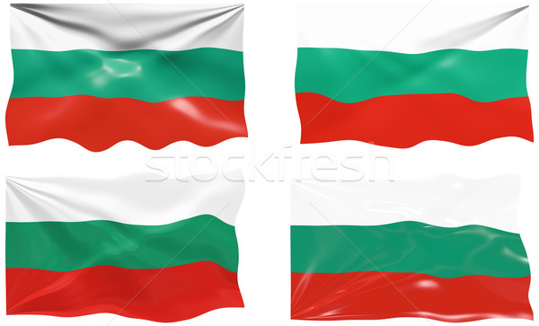 Banderą Bułgaria obraz Zdjęcia stock © clearviewstock