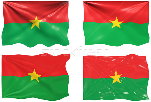 Flag of Burkina Faso Stock photo © clearviewstock