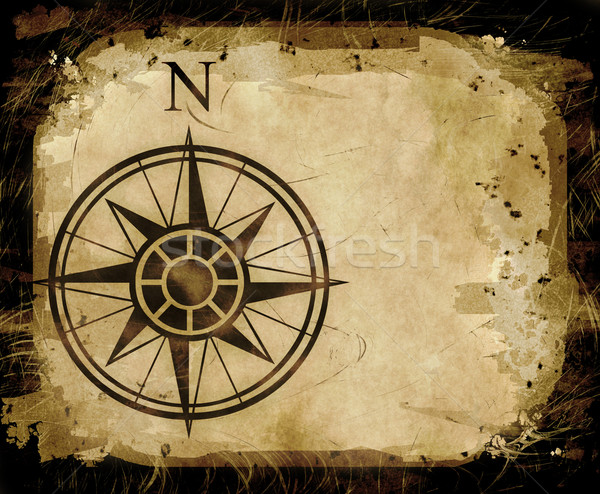 north compass map arrow  Stock photo © clearviewstock