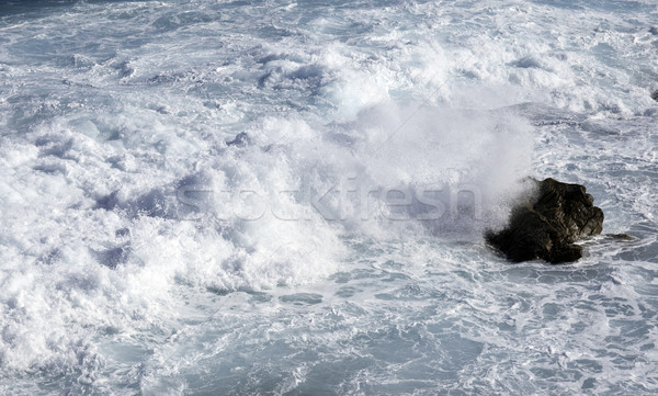 ocean waves crashing on rocks Stock photo © clearviewstock