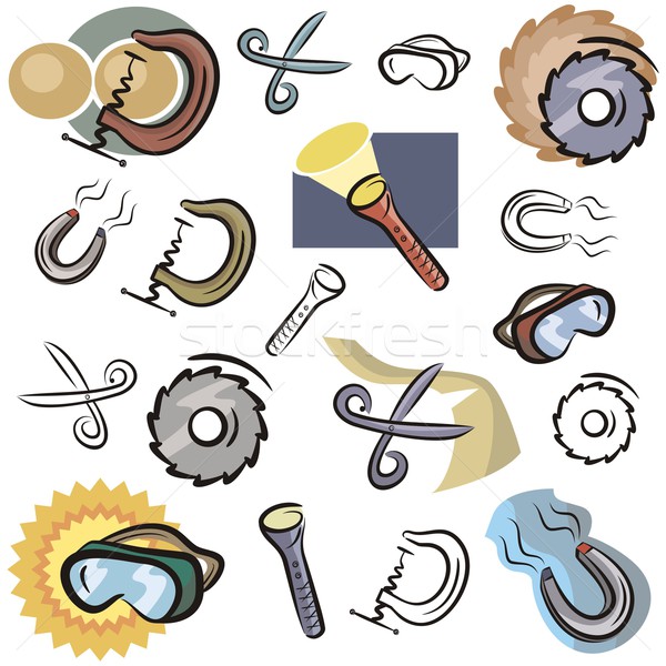 Vector Icon Series. Tools. Stock photo © clipart_design