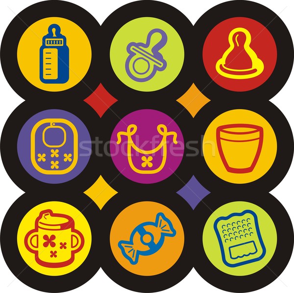 Baby icons series. Stock photo © clipart_design