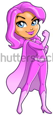 Breast Cancer Fighter Stock photo © ClipArtMascots