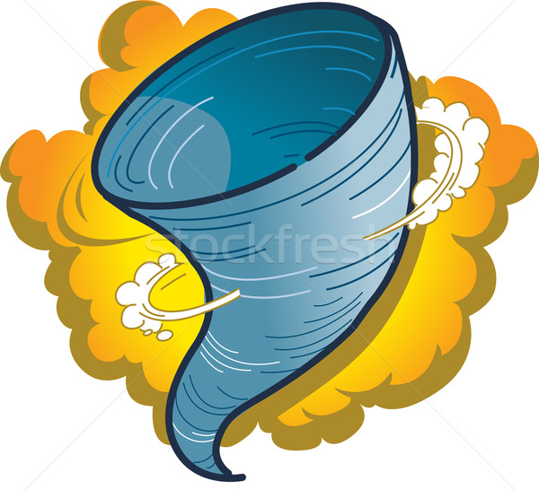 Tornade ouragan cartoon graphique eau nature [[stock_photo]] © ClipArtMascots