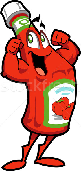 Healthy Ketchup Bottle Stock photo © ClipArtMascots