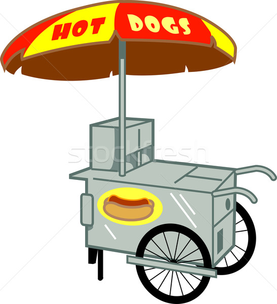 Hot Dog Stand Stock photo © ClipArtMascots
