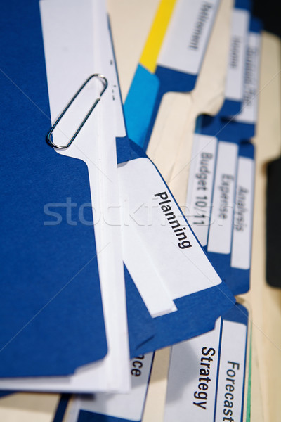 üzlet mappák faliszekrény tele iratok mappa Stock fotó © cmcderm1