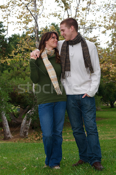 Autumn Couples Stock photo © cmcderm1