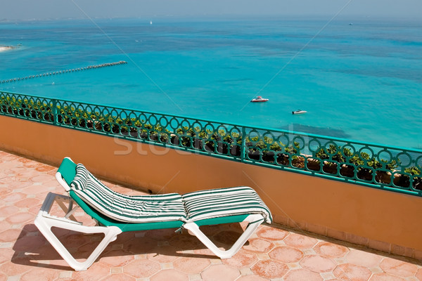 Resort Balcony Lounge Chairs Stock photo © cmcderm1