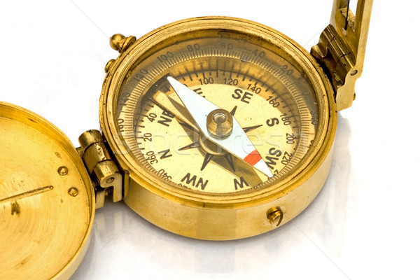 Antique Compass Stock photo © cmcderm1