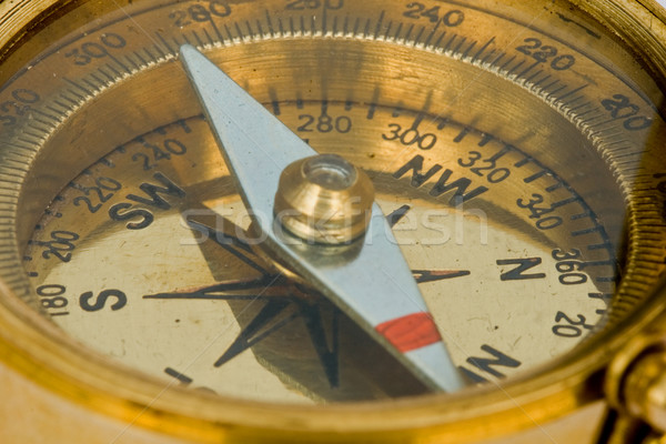 Antique Compass Stock photo © cmcderm1