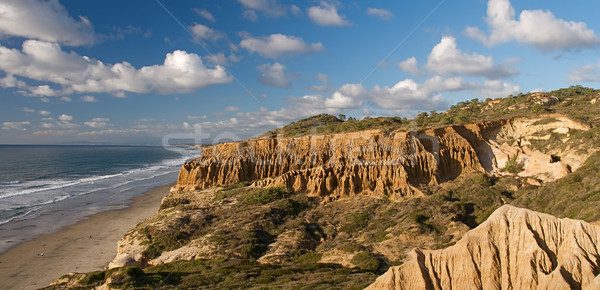 [[stock_photo]]: Californie · côte · vue · océan