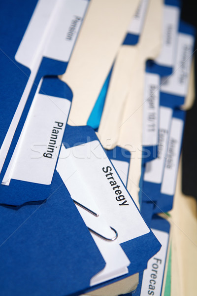 Affaires dossiers placard plein documents dossier [[stock_photo]] © cmcderm1