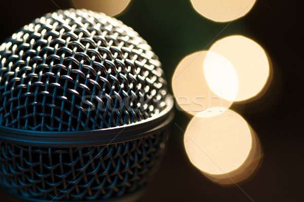микрофона этап популярный художник место фары Сток-фото © cmcderm1