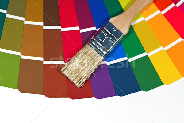 Peinture peinture couleur maison [[stock_photo]] © cmcderm1