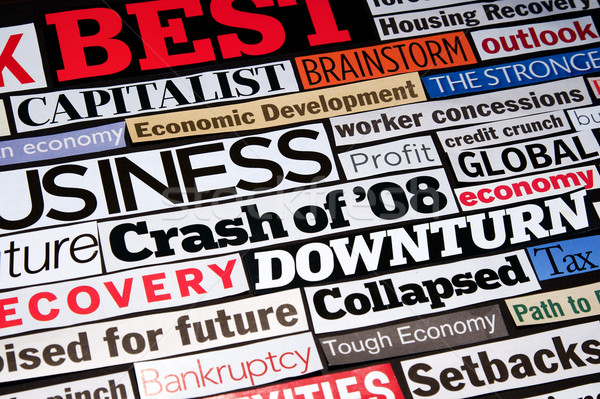 Economic Headlines Stock photo © cmcderm1