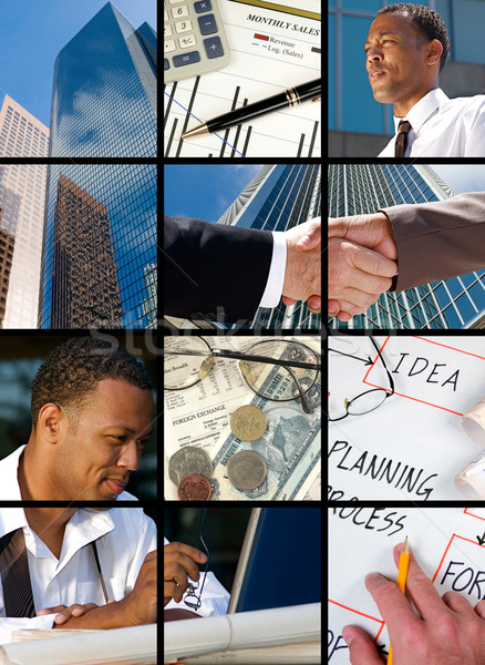 Business Collage Stock photo © cmcderm1