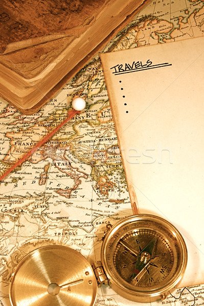 Vintage Map and Chart Stock photo © cmcderm1