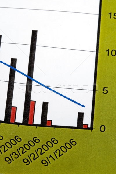 Foto stock: Financieros · gráficos · exitoso · empresario · negocios