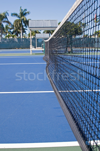 Resort tennis club sport arbres exercice [[stock_photo]] © cmcderm1